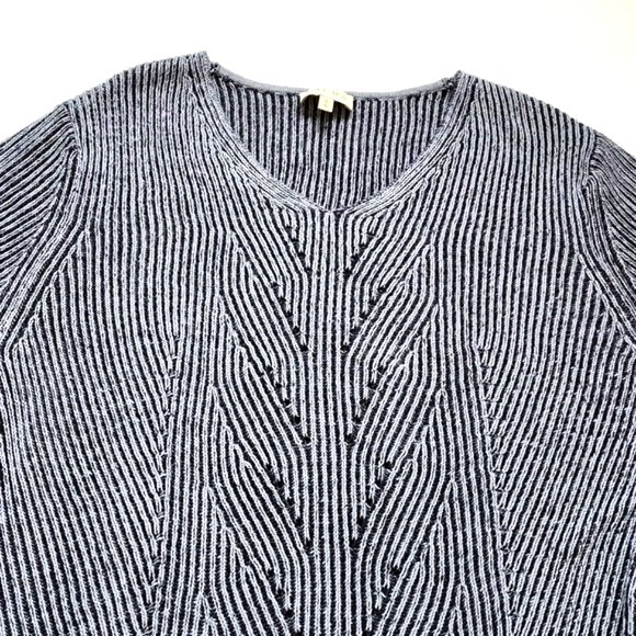 Laura Knit Sweater Top 3/4 Sleeves NWOT - Picture 3 of 10